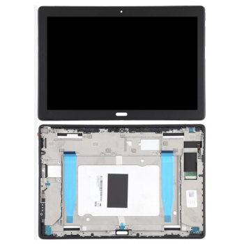 Дисплей (экран) для Lenovo Tab P10 TB-X705L LTE/TB-X705F Wi-Fi + touchscreen, черный, оригинал (Китай) с передней панелью 
