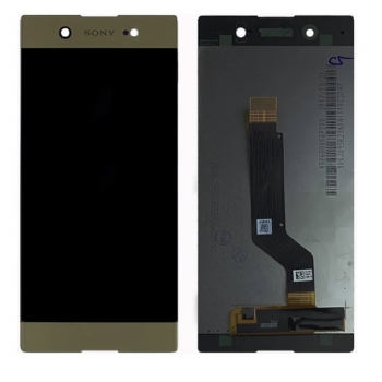 Дисплей (экран) для Sony G3212 Xperia XA1 Ultra Dual/G3221/G3223/G3226 + тачскрин, золотистый, оригинал 