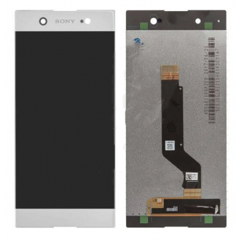 Дисплей (экран) для Sony G3212 Xperia XA1 Ultra Dual/G3221/G3223/G3226 + тачскрин, белый, оригинал 