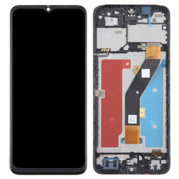 Дисплей ZTE Blade A54 /A34 чорний, оригінал PRC з рамкою