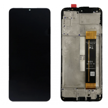 Дисплей (экран) для Samsung M236B Galaxy M23 5G/M336B + тачскрин, черный, хорошего качества, SM-M236B V04, с передней панелью 