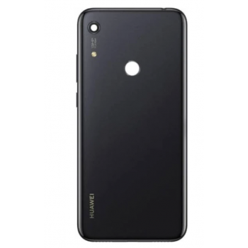 Задняя крышка для Huawei Y6S, черная, оригинал (Китай)
