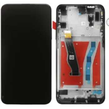 Дисплей (экран) для P Smart Z/P Smart Pro 2019/Y9 Prime 2019/Y9S; Honor 9X + тачскрин, черный, с передней панелью, оригинал