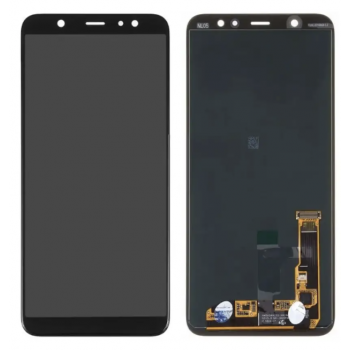 Дисплей (экран) для Samsung A605F Galaxy A6 Plus (2018) + тачскрин, черный, оригинал, переклеено стекло