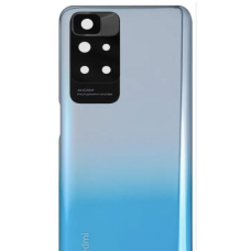 Задня кришка Xiaomi Redmi 10/Redmi 10 2022/Redmi 10 Prime/Redmi 10 Prime 2022, блакитна, Sea Blue, оригінал PRC + скло камери