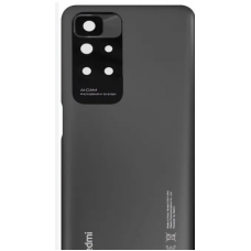 Задня кришка Xiaomi Redmi 10/Redmi 10 2022/Redmi 10 Prime/Redmi 10 Prime 2022, сіра, Carbon Gray, оригінал PRC + скло камери