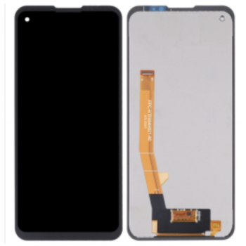 Дисплей (екран) для Nokia X30 чорний, Amoled, оригінал PRC