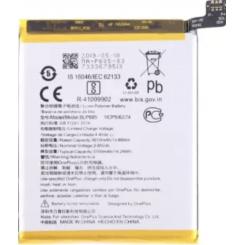 Аккумуляторная батарея (АКБ) OnePlus 6T / Oneplus 7 BLP685 оригинал Китай A6010 A6013 3610/3700 mAh,
