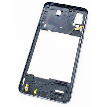 Средняя рамка корпуса Samsung A405F Galaxy A40 2019, черная 