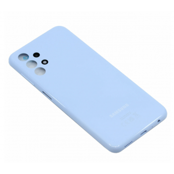 Задняя крышка для Samsung A135F Galaxy A13 4G/A137F, голубая + стекло камеры 