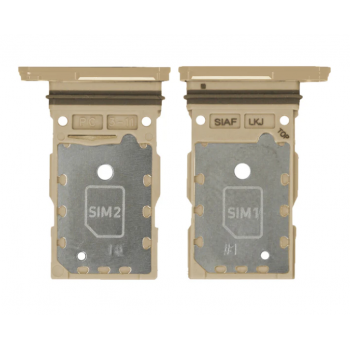 Тримач Sim-карти Samsung S911 Galaxy S23 золотистий, Cream, на дві Sim-карти