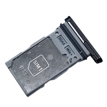 Тримач Sim-карти Samsung S911 Galaxy S23 чорний, Phantom Black, на дві Sim-карти