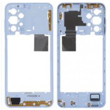 Рамка корпусу для Samsung A235 Galaxy A23, синя