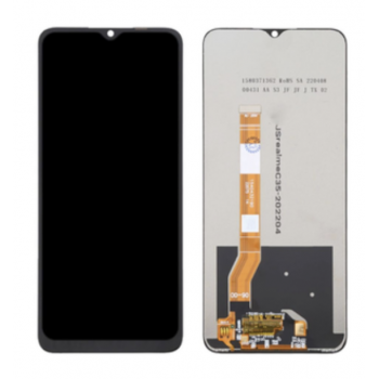 Дисплей (экран) для Realme C35/Narzo 50A Prime + touchscreen, черный, оригинал (Китай) 