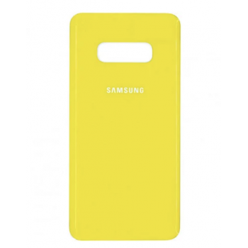 Задняя крышка для Samsung G970 Galaxy S10e, желтая, оригинал 
