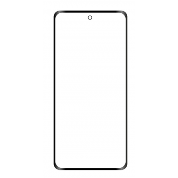 Скло корпусу для Xiaomi Redmi Note 12 Pro 5G/Note 12 Pro+ 5G/X5 Pro 5G, чорне, з OCA-плівкою