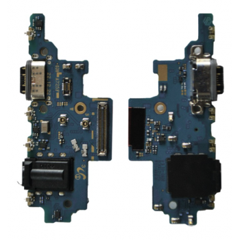 Шлейф для Samsung A725F Galaxy A72/A726B, с разъемом зарядки, с разъемом наушников, плата зарядки, с микросхемой, оригинал (Китай) 