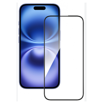 Захисне скло для iPhone 16 Full Glue, цвет черный