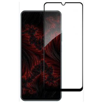 Захисне скло Realme C51 з чорною рамкою, Full Glue