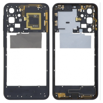 Рамка корпусу для Samsung A166 Galaxy A16 5G чорна, Blue Black
