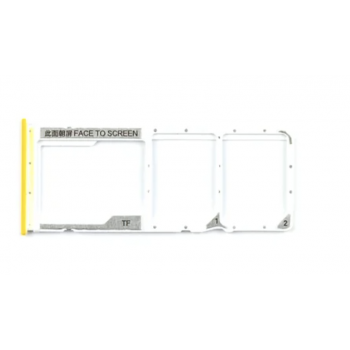 Слот Sim-карты и карты памяти для Xiaomi Poco M3, желтый, Poco Yellow, на две Sim-карты 
