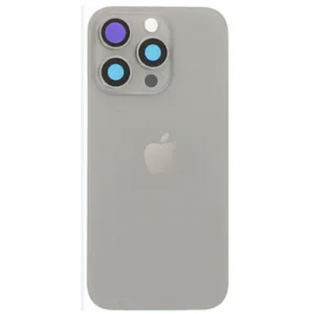 Задня кришка iPhone 16 Pro Natural Titanium, з рамкою, в комплекті скло камери, магнітне кільце, оригінал PRC