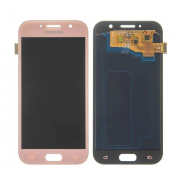 Дисплей (экран) для Samsung A520F Galaxy A5 (2017) + тачскрин, розовый, Peach Cloud, OLED