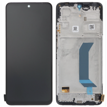 Дисплей (екран) для Xiaomi Poco X5 5G/Redmi Note 12 5G, чорний, TFT, з передньою панеллю