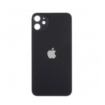 Задняя крышка для iPhone 11, черная оригинал 
