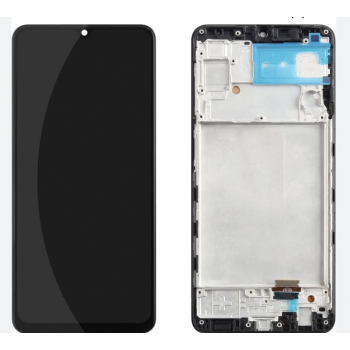 Дисплей (экран) для Samsung A225F Galaxy A22 4G + тачскрин, черный, TFT, копия (In-Cell) с передней панелью 