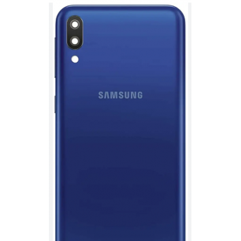 Задняя крышка для Samsung M105F Galaxy M10, синяя, Ocean Blue + стекло камеры 
