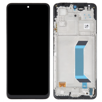 Дисплей (экран) для Xiaomi Poco X5 5G/Redmi Note 12 5G + touchscreen, черный, Amoled, оригинал (Китай) с передней панелью 