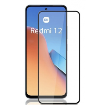Захисне скло для Xiaomi Redmi 12 /Redmi 13 /Poco M6 Pro 5G /Infinix Hot 30 /Hot 40 з чорною рамкою, 