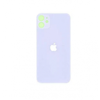 Задняя крышка для iPhone 11, фиолетовая, копия высокого качества 
