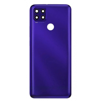 Задня кришка Motorola XT2091 Moto G9 Power; Lenovo K12 Pro, фіолетова, Electric Violet, оригінал PRC + скло камери