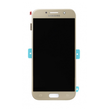 Дисплей (экран) для Samsung A520F Galaxy A5 (2017) + тачскрин, золотистый, (OLED)