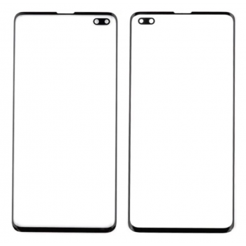 Стекло дисплея для Samsung G975F Galaxy S10+, черное, оригинал (Китай), с олеофобным покрытием