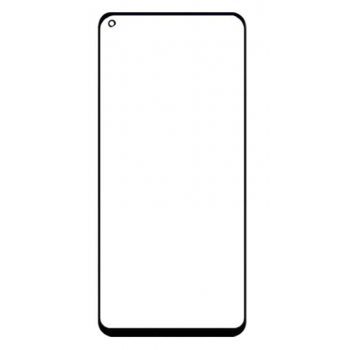 Стекло дисплея для Huawei P40 Lite/P20 Lite 2019/Nova 5i, черное, с OCA-пленкой, оригинал (Китай), с олеофобным покрытием