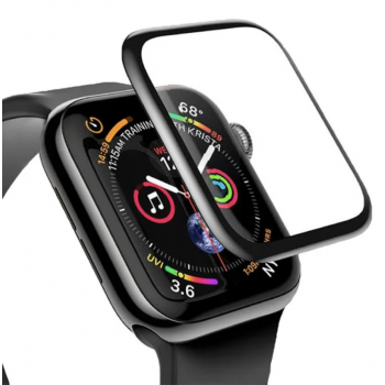 Защитная пленка для Apple Watch 38 мм, Full Glue, с черным ободком