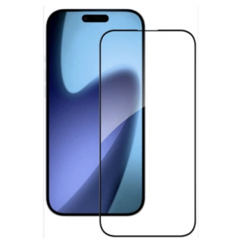 Захисне скло iPhone Air з чорною рамкою, 9H, Full Glue