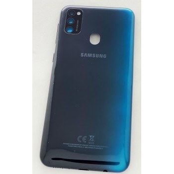 Задняя крышка для Samsung M307 Galaxy M30s, черная, оригинал
