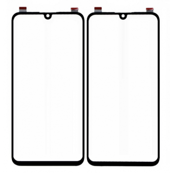 Стекло дисплея (для переклейки) Honor 10 Lite/20 Lite/10i/20i/20e, черное, с OCA-пленкой, оригинал (Китай) с олеофобным покрытием 
