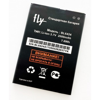 Аккумуляторная батарея (АКБ) для Fly BL6424 (FS505 Nimbus 7), 2000mAh