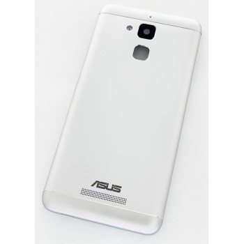 Задняя крышка для Asus Zenfone 3 Max (ZC520TL), серебристая, оригинал 
