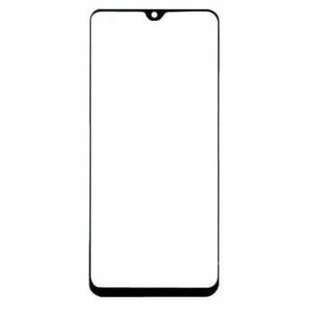 Стекло дисплея Realme C11/Realme С12/Realme С15, для переклейки, черное, с OCA-пленкой 