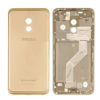 Задняя крышка для Meizu Pro 6 (M570), золотистая, оригинал