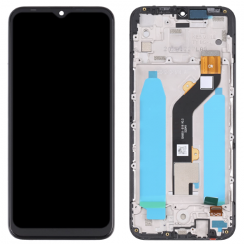 Дисплей (экран) для Tecno Spark 5 KE5/Spark 5 Pro KD7 + тачскрин, черный, p/n : T1 1540387341, с передней панелью 
