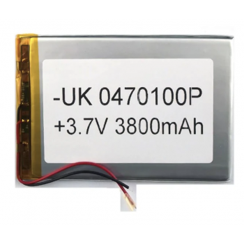 Аккумулятор универсальный 0470100P 103 х 70 х 3 мм 3800 mAh 3.7 V,