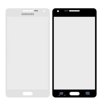 Стекло (для ремонта дисплея) Samsung A500H Galaxy A5 (2015), A500F, белое