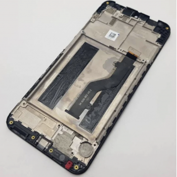 Дисплей (экран) для ZTE V10 Blade + тачскрин, черный, оригинал (Китай) с передней панелью 